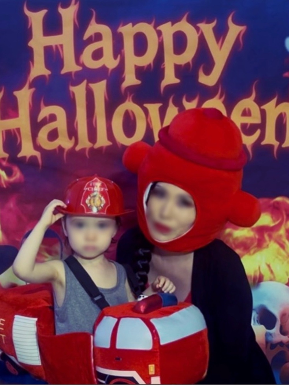 Fireman/Firetruck/Fire Hydrant Halloween Costume